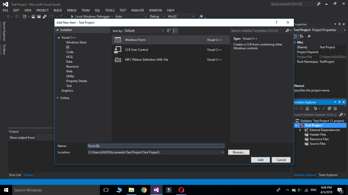 How to Creating Multi form in C++ Visual Studio with Image - Indra Myn