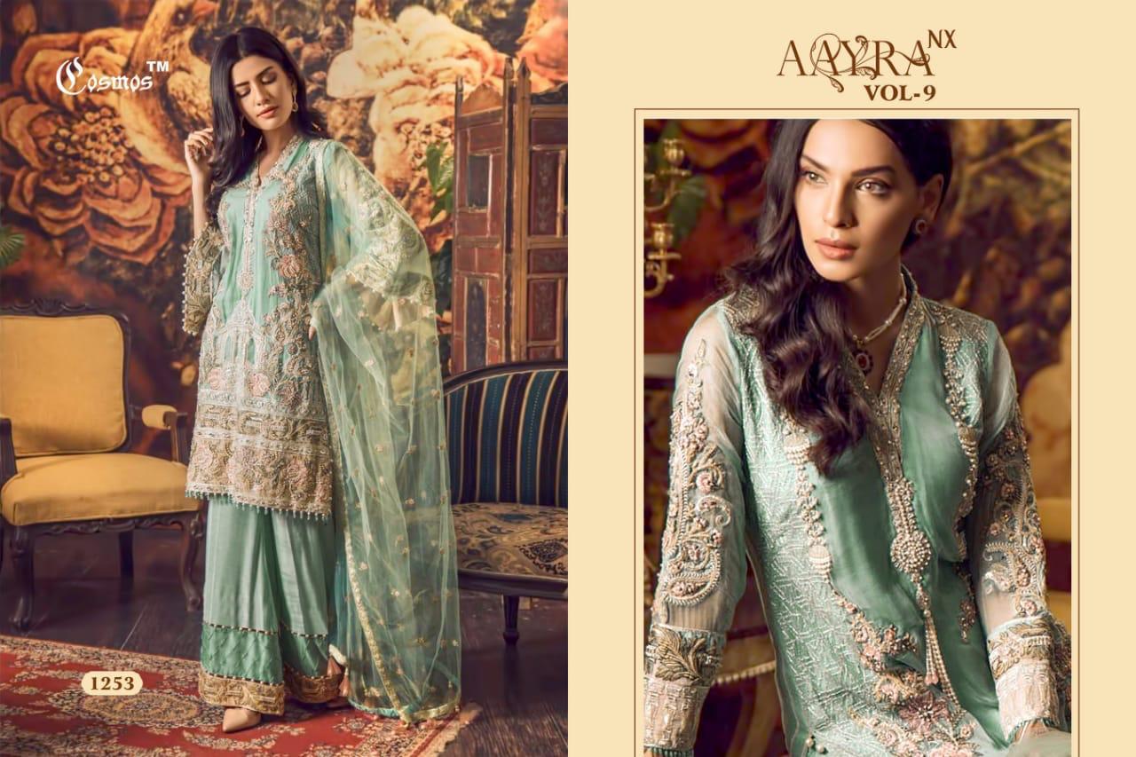Cosmos Amyra Vol 9 Nx Pakistani Suits Collection in Wholesale Rate ...