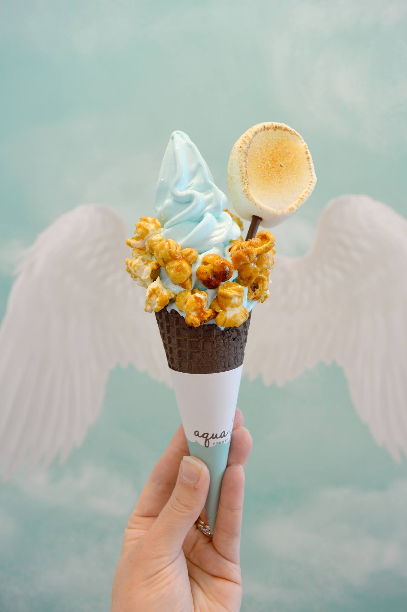 Trying Sea Salt Soft Serve at Aqua S in Bellevue