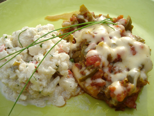 Chili chops with cauliflower salad by Laka kuharica: ideal for all Atkins dieters.