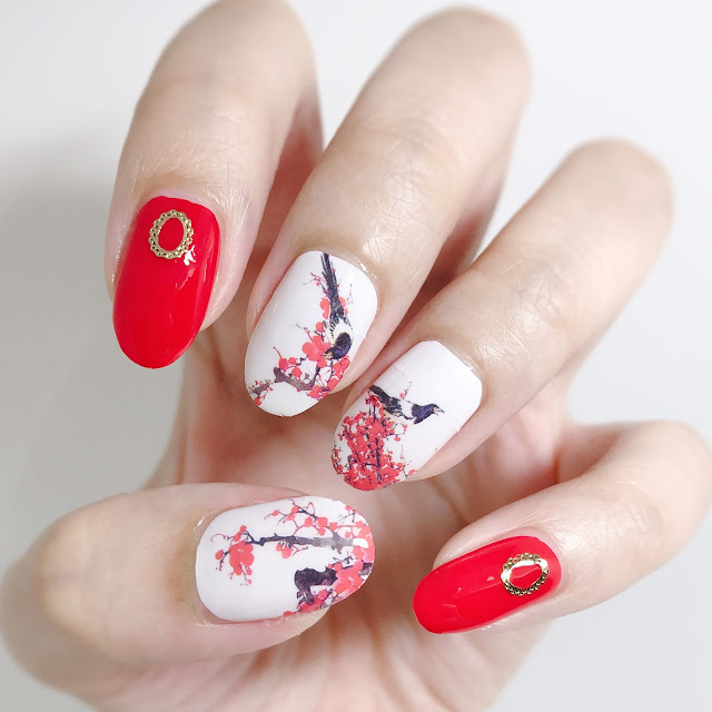 Spring Cherry Blossom Water Decal Nail Art - chichicho~
