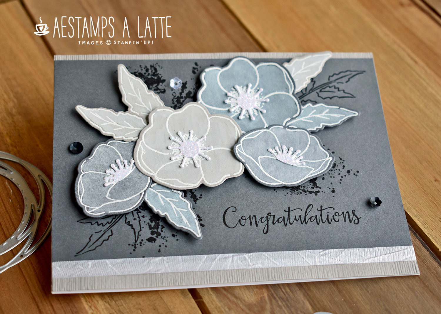 AESTAMPS A LATTE: Peaceful Poppies Suite