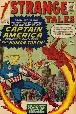Strange Tales #114, Human Torch v Captain America