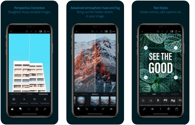 5-تطبيق Adobe Photoshop Express للايفون. 5-تطبيق Adobe Photoshop Express للايفون.