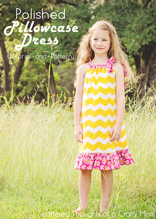How to make a pillowcase dress - with different options and a free printable pattern. How to make a pillowcase dress - with different options and a free printable pattern.