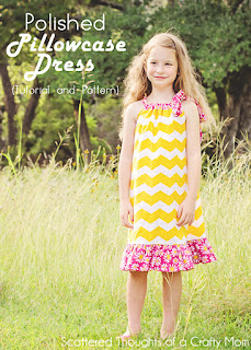 How to sew a pillowcase dress - with different options and a free printable pattern.