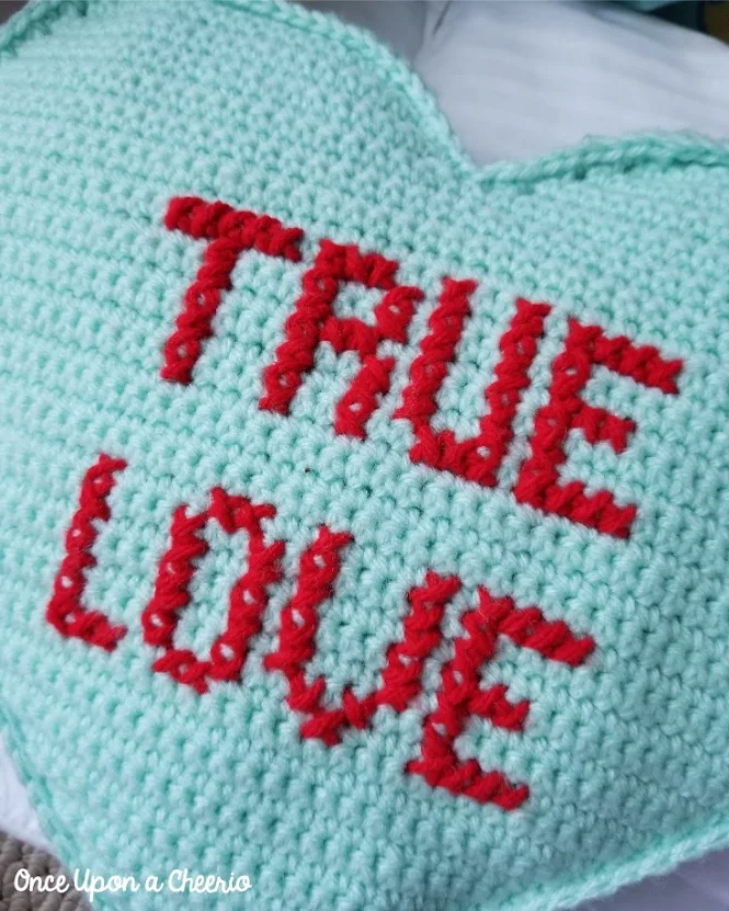 FREE Cross Stitch Letters on a Single Crochet Canvas