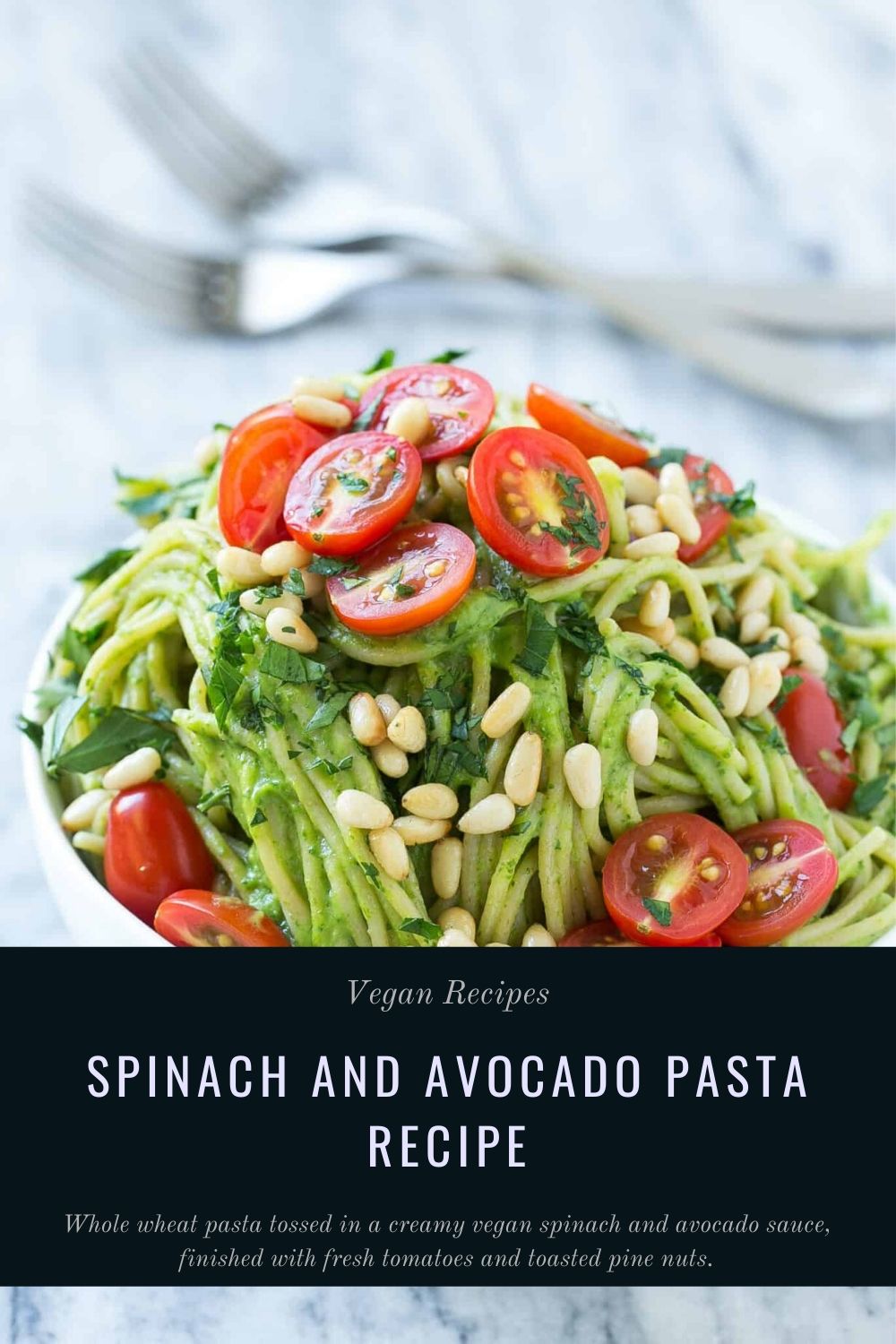 Spinach and Avocado Pasta Recipe