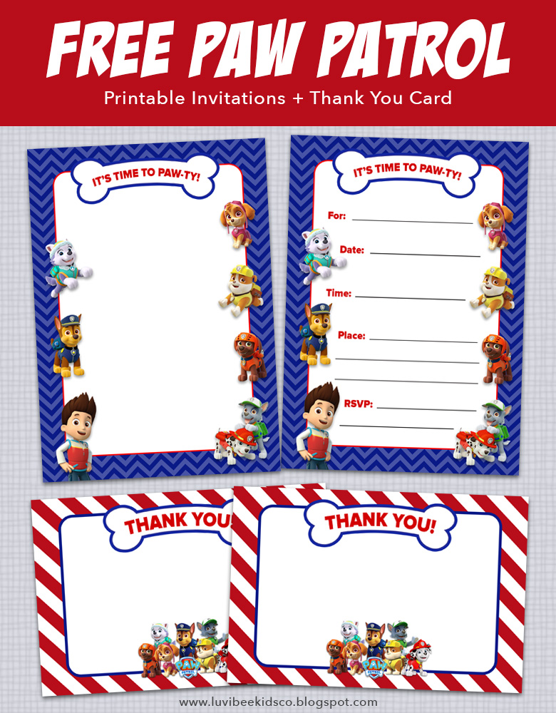 Free Paw Patrol Mask Printables