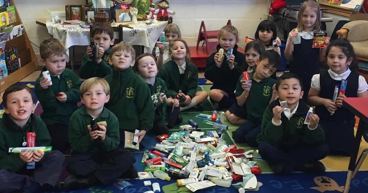 St. Pius Kindergarten: 100th Day Service Project