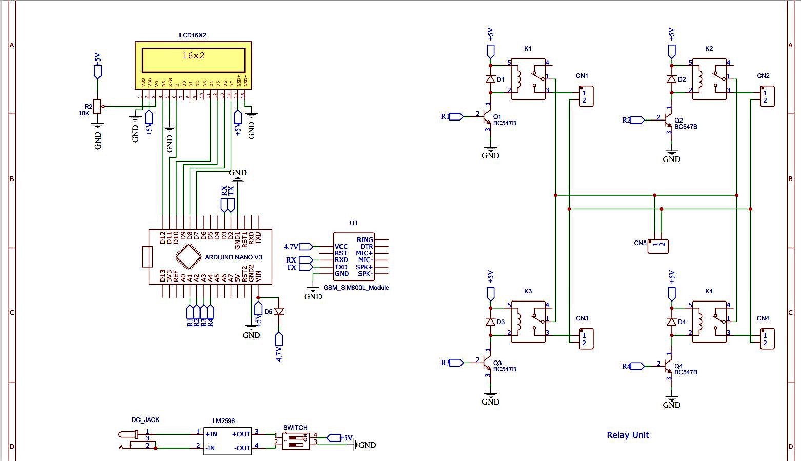 Circuit Diagram:-