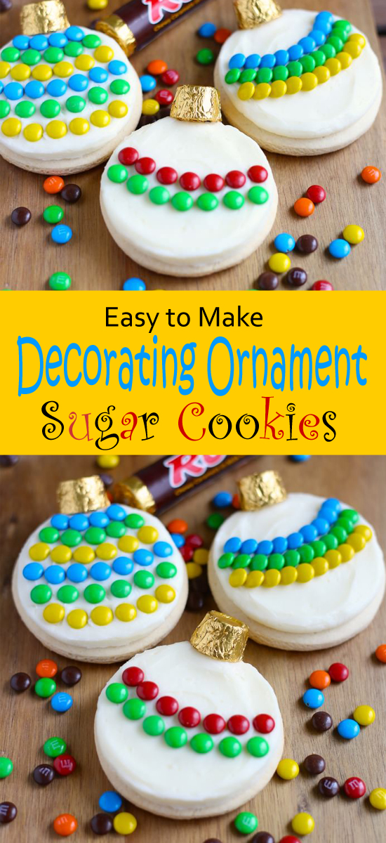 Easy to Make Decorating Ornament Sugar Cookies