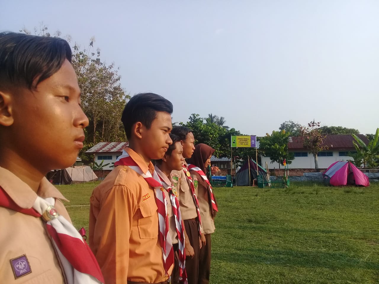 Pramuka MTs Nurul Huda Tandun Bawa Piala Juara I di Perjusami SMAN 2 Tandun Tahun 2019