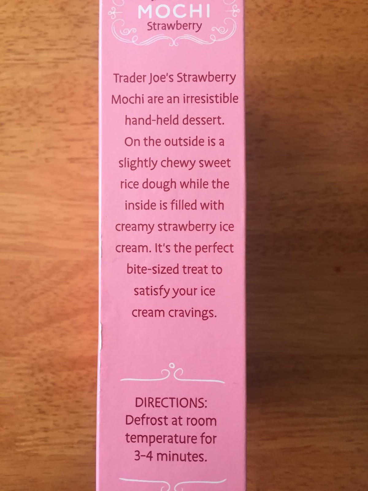 Trader Joe's Strawberry Mochi Ice Cream
