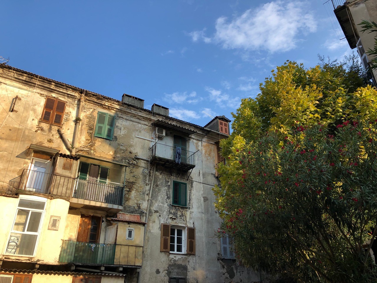 buildings in corsica, france