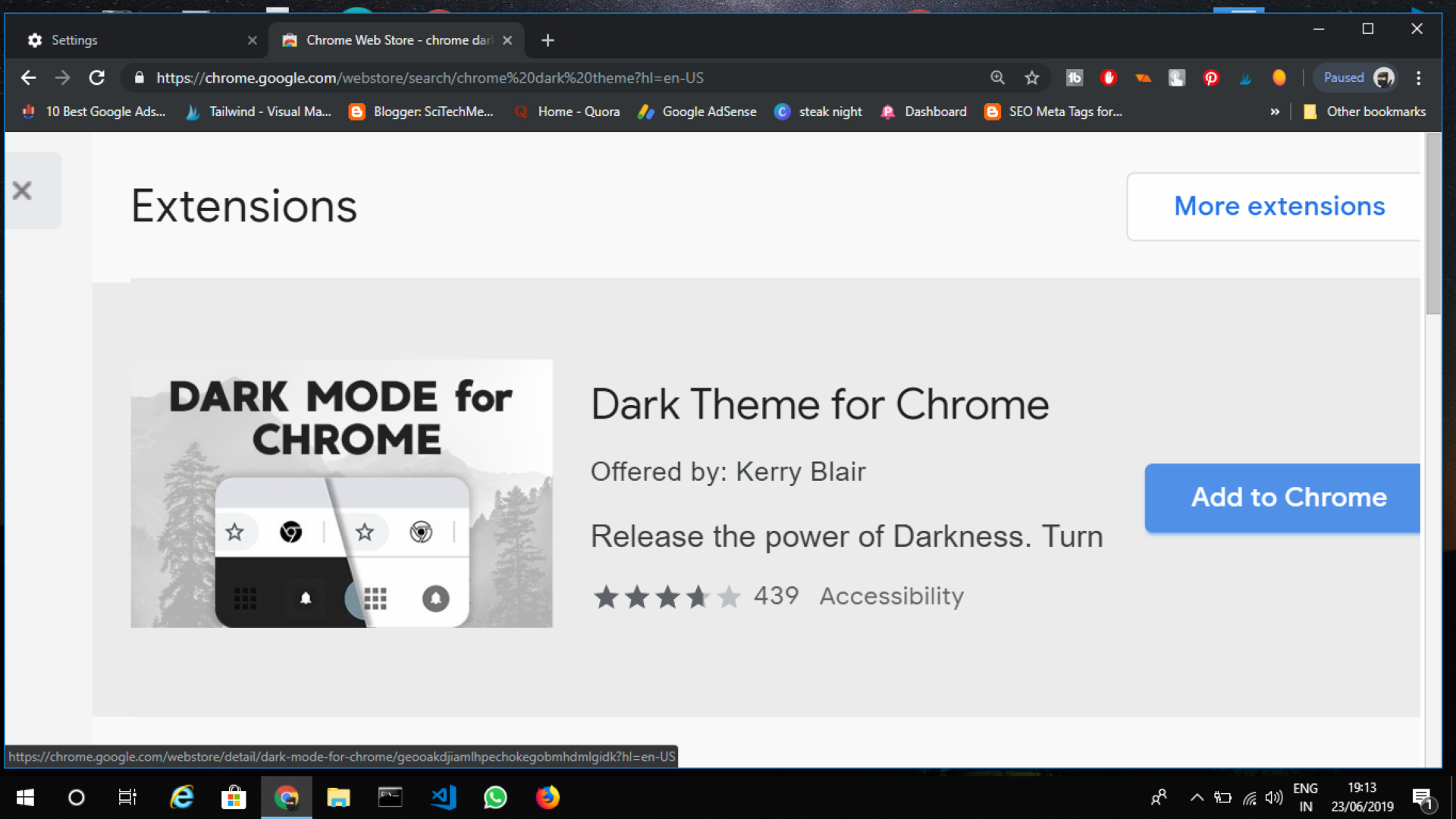 How to Get Dark Mode for Chrome on Windows.