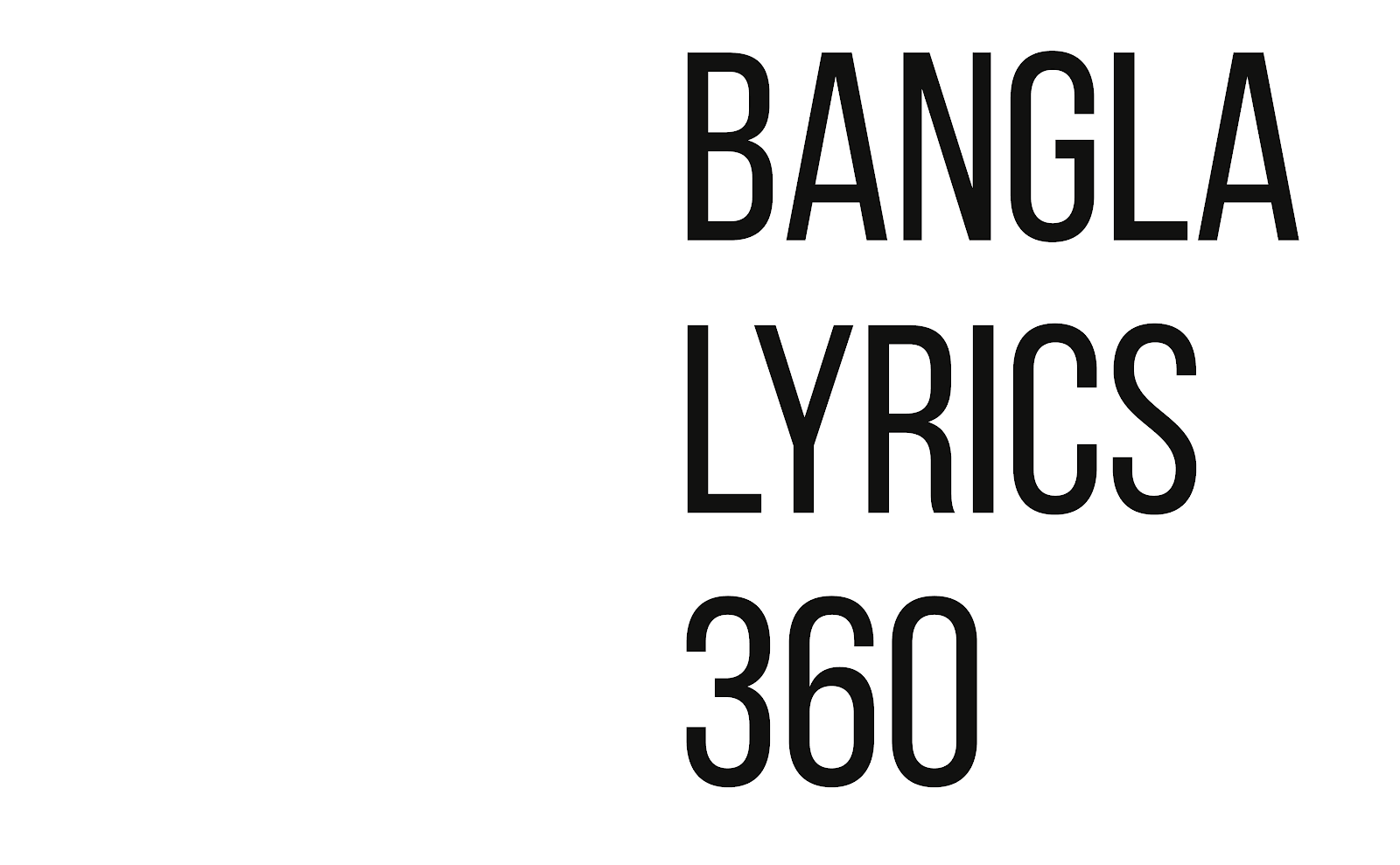 Bangla Lyrics 360