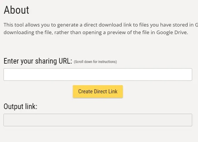 Cara membuat link google drive langsung download