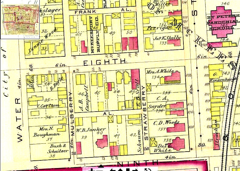 McKeesport Old Maps Of McKeesport