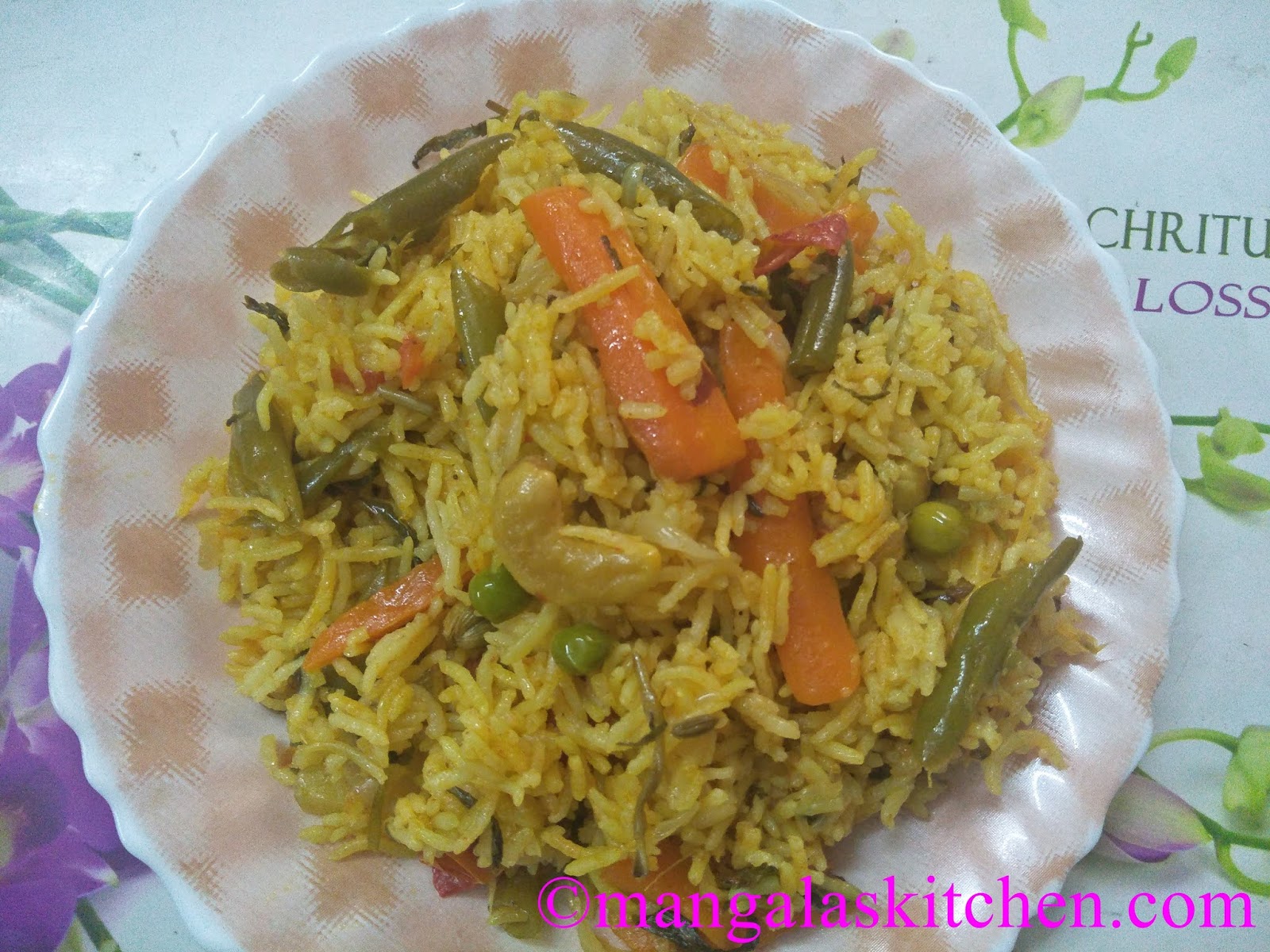 Hotel Style Mixed Vegetable Biryani Diwali Special Vegetable Biryani