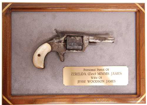 Gun owned by Jesse James' wife, Zerelda Mimms ~