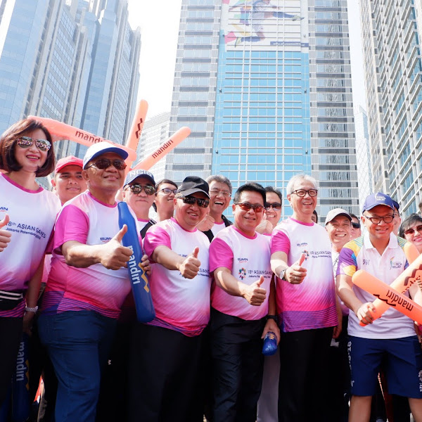 Pengalaman Mengikuti Torch Relay Asian Games 2018 bersama Bank Mandiri