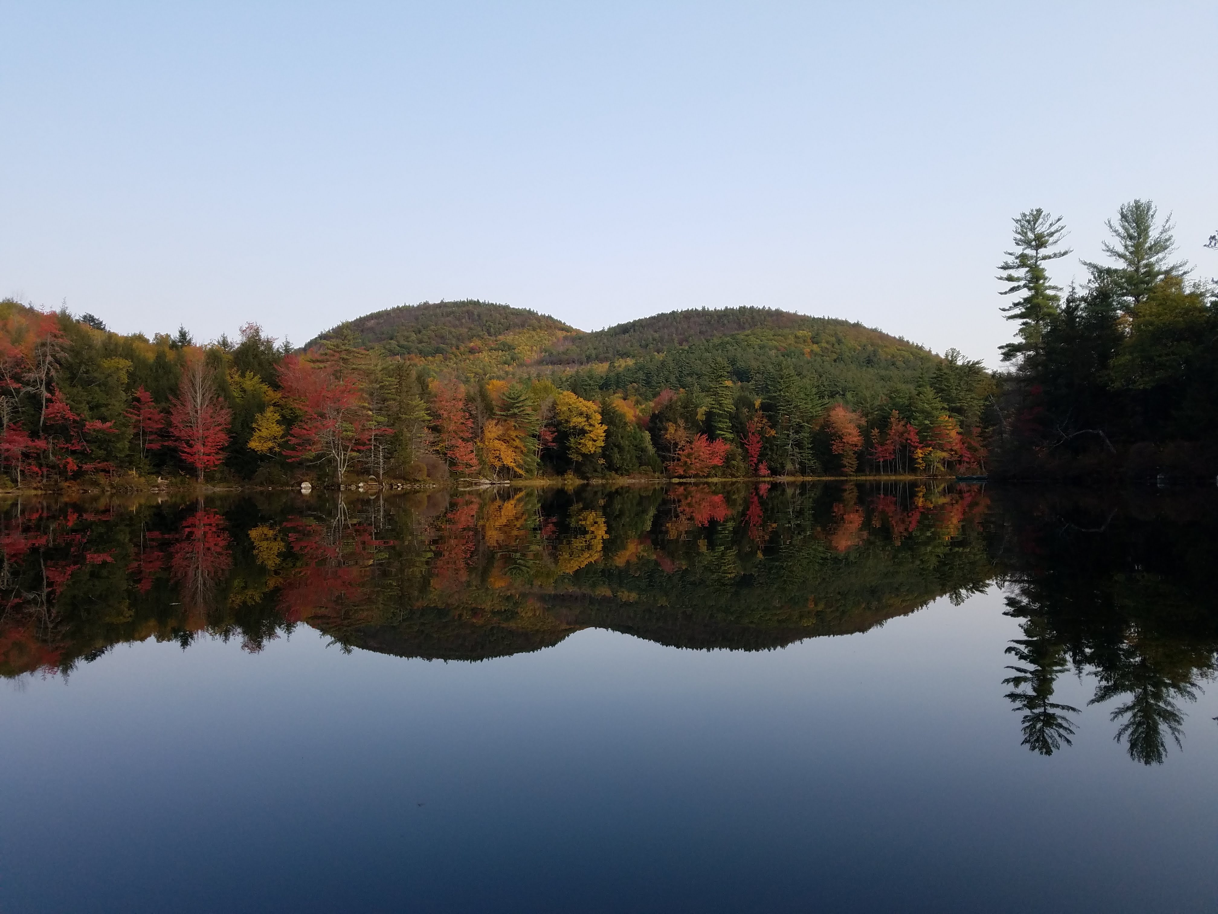 Recreational Kayaking in Maine Horseshoe Pond, Lovell Maine