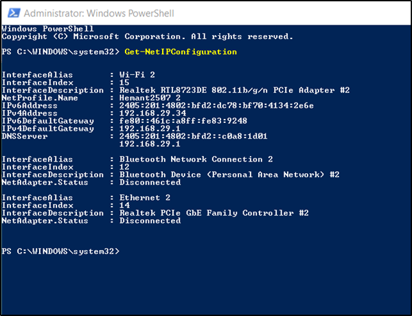 Attribuer une adresse IP statique dans Windows 10