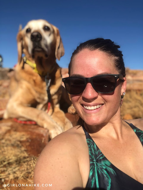 Soaking at Red Hill Hot Springs, Utah