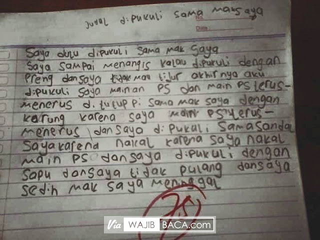 Awalnya Lucu Tapi Akhirnya Bikin Kamu Nangis Di Hari Ibu, Kisah dari Tulisan Anak yang Mendapat Nilai 75 dari Gurunya Ini Awalnya Lucu Tapi Akhirnya Bikin Kamu Nangis Di Hari Ibu, Kisah dari Tulisan Anak yang Mendapat Nilai 75 dari Gurunya Ini