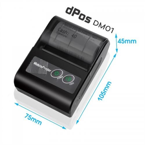 Máy in hóa đơn bluetooth dPos DM01 là lựa chọn hoàn hảo để in Bill / hóa di động trên điện thoại