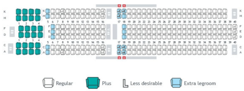 Boeing 767 300 American Airlines Seating Chart