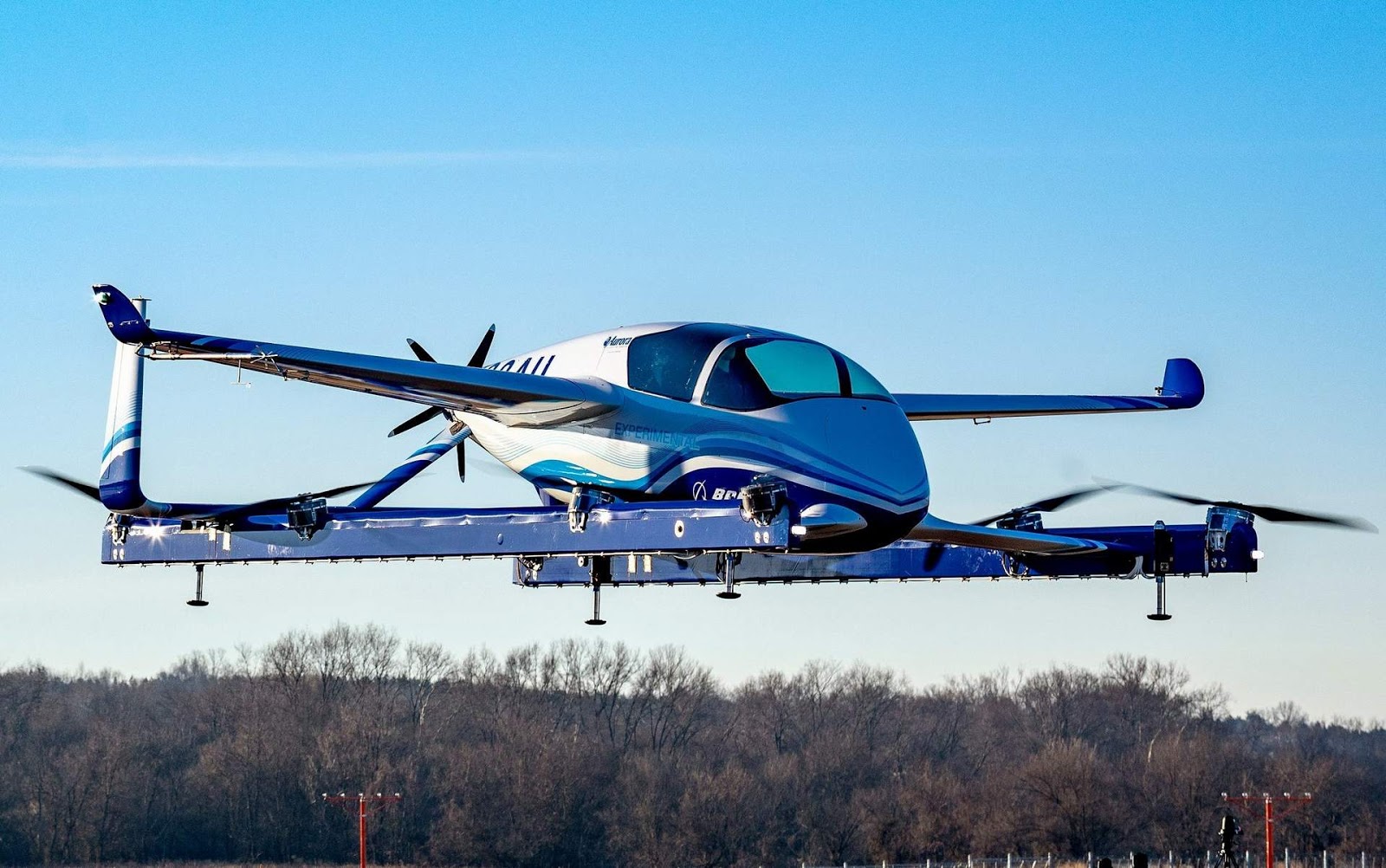 Carro voador elétrico e autônomo da Boeing em teste - vídeo