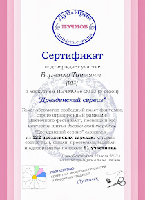 Сертификат за участие в ПЭЧМОБЕ 2013