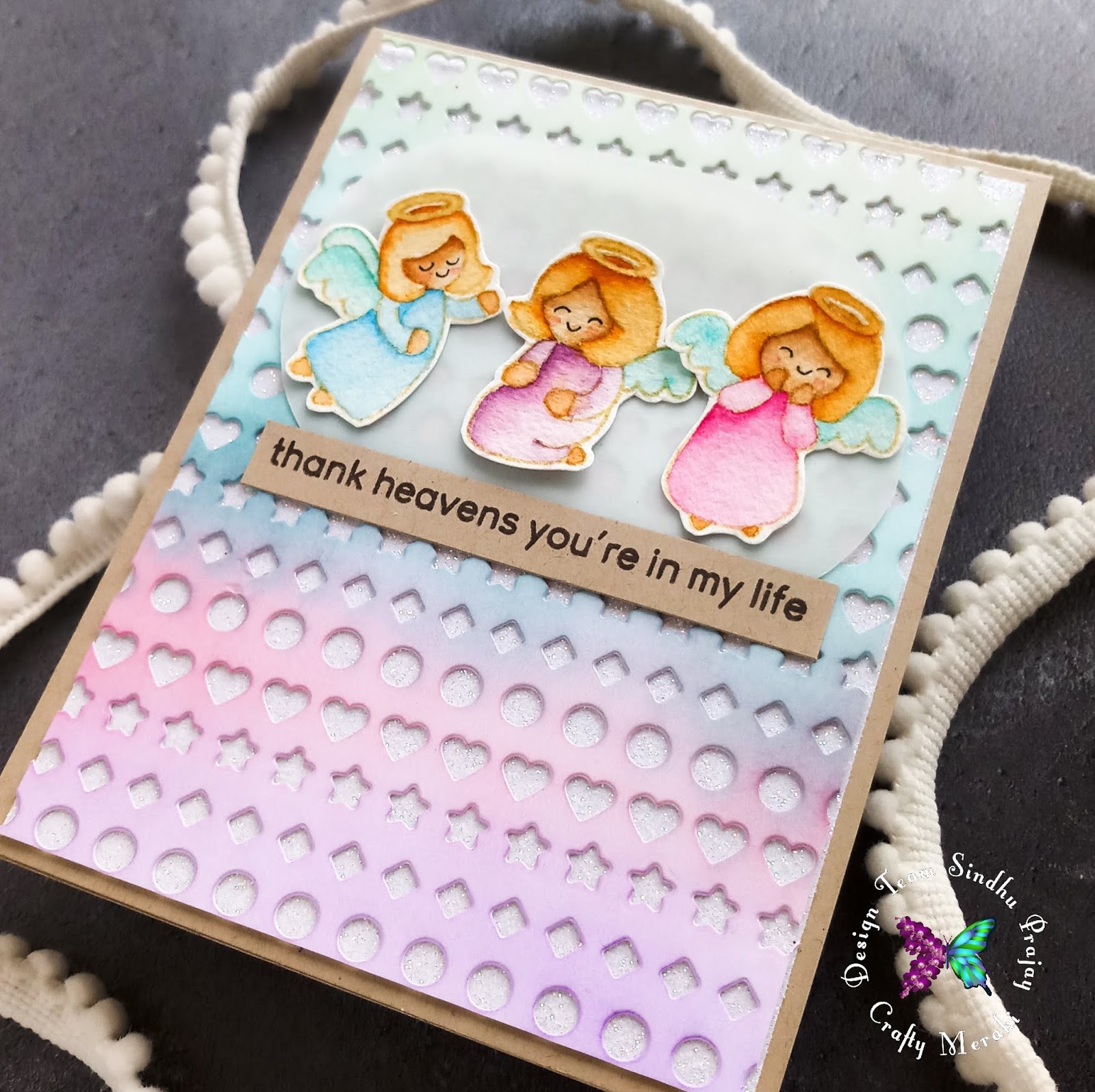 Die Cut backgrounds - 3 cards with Sindhu! | Crafty Meraki