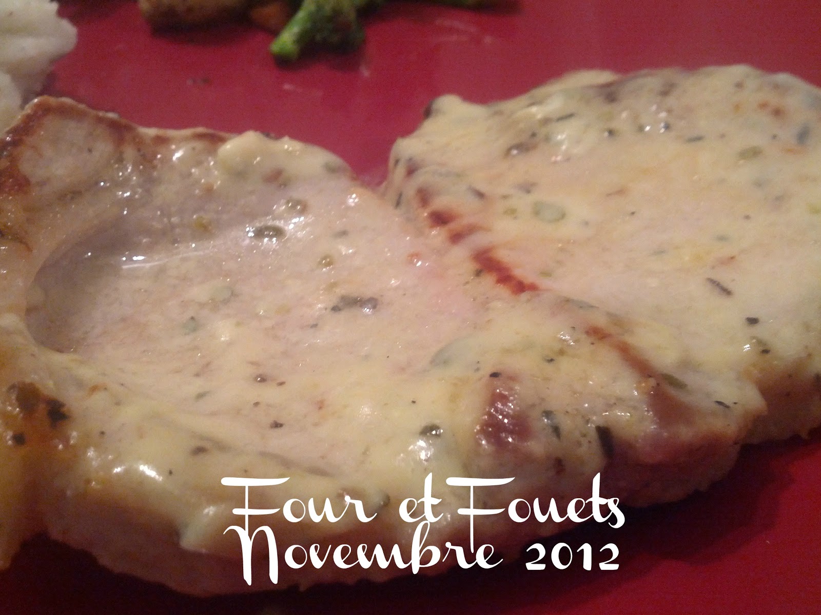 Four et Fouets pour Sara Côtelettes de porc marinées