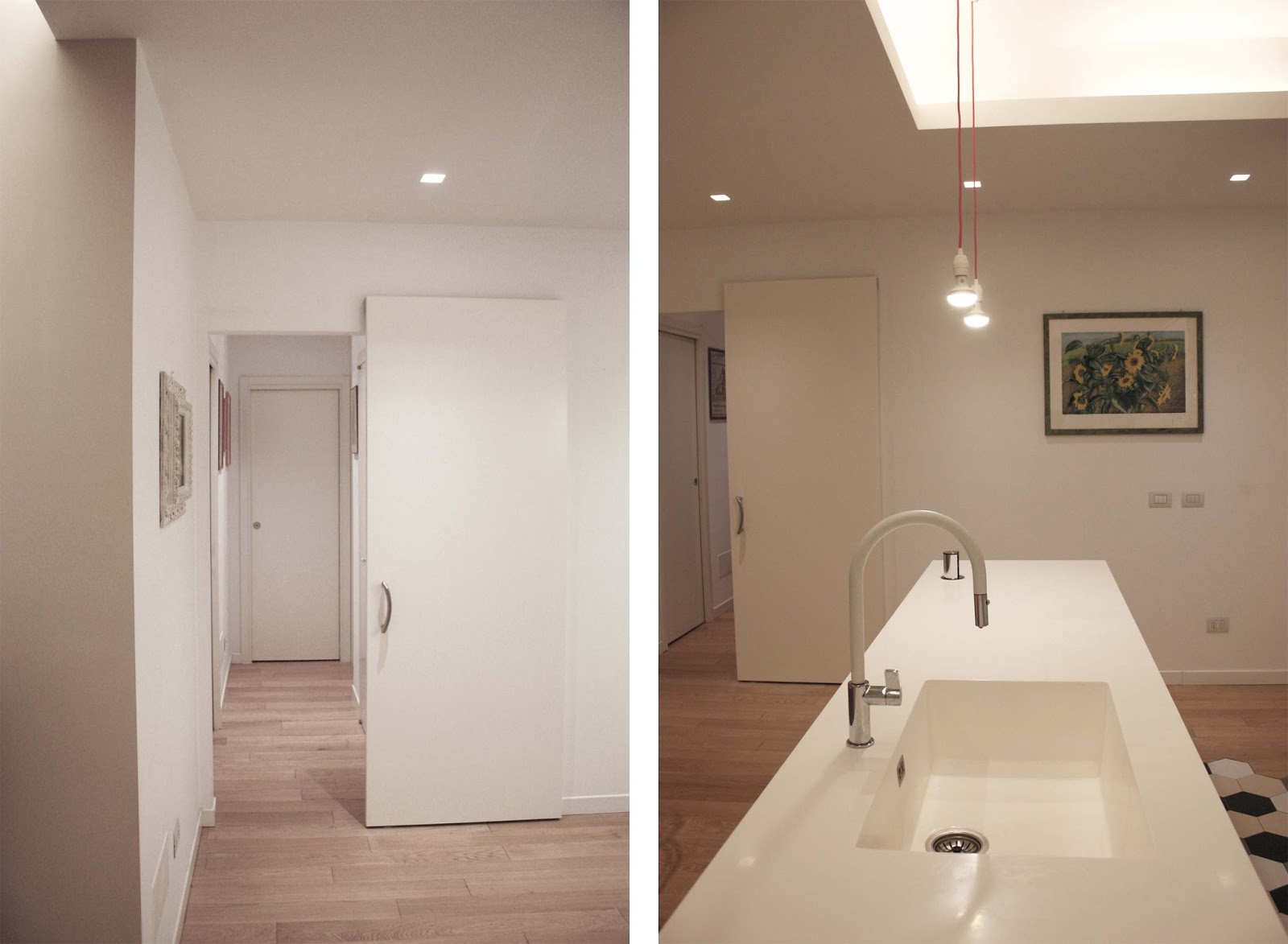 Faretti controsoffitto corridoio – triseb