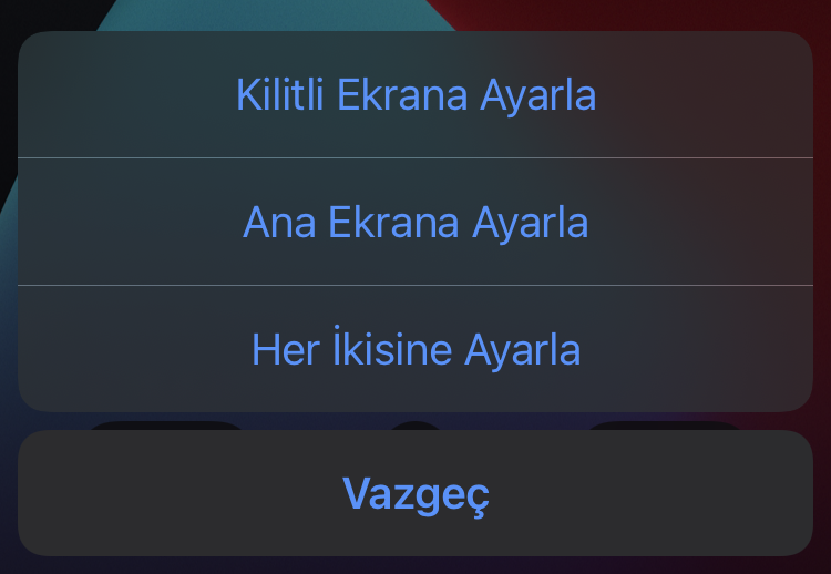 Karanlık Modda iPhone ve iPad Duvar Kağıdı Nasıl Otomatik Olarak