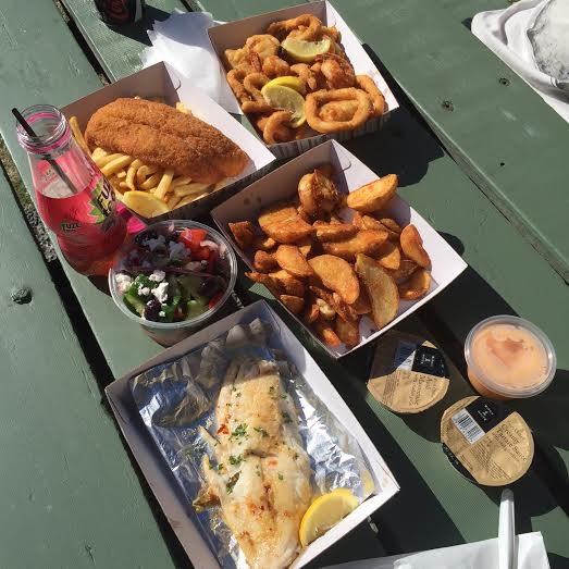 fish and chips;  peter's fish market;  mainbeach;  gold coast