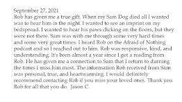 Review of Rob's Pet Spirit Readings