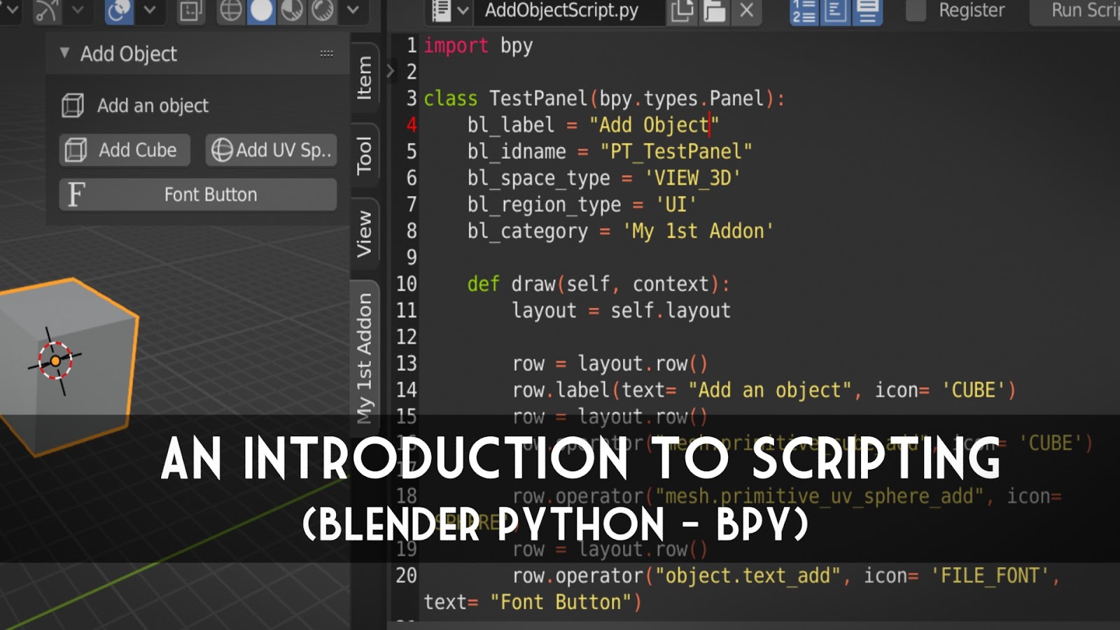 Blender scripting. Скриптинг цвета на питоне в блендер. BPY.Props Blender Python. Blender Python menu. Font Python.