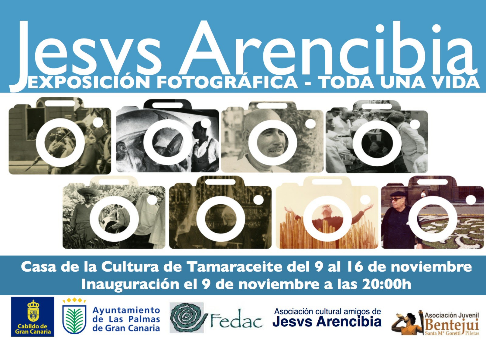 Exposición sobre Jesús Arencibia en Tamaraceite