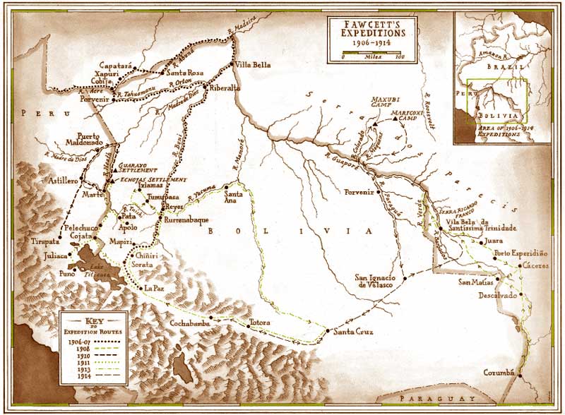 The Expeditioners And The Lost City Of Maps Infographics, Maps, Music And More: The Lost City Of Z