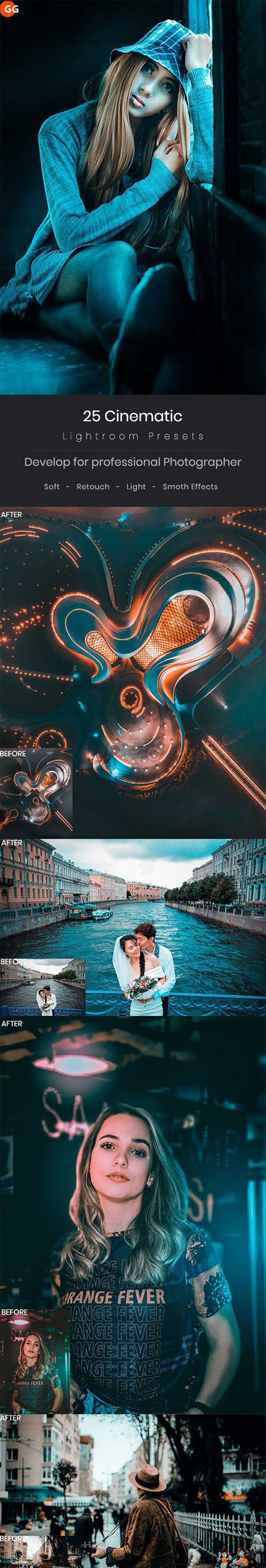 GraphicRiver - 18 Cinematic Portrait Premium Lightroom Presets 25602391 2