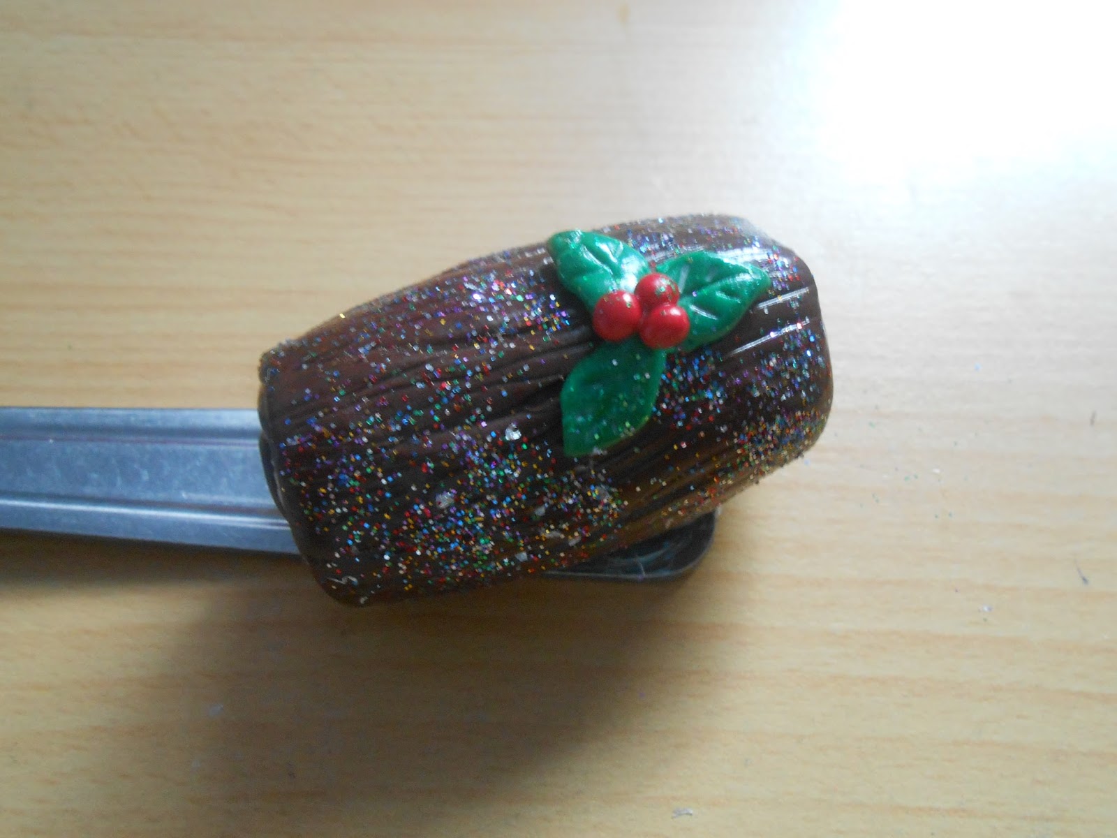 les loisirs de patouch: Ma fourchette : bûche de Noel