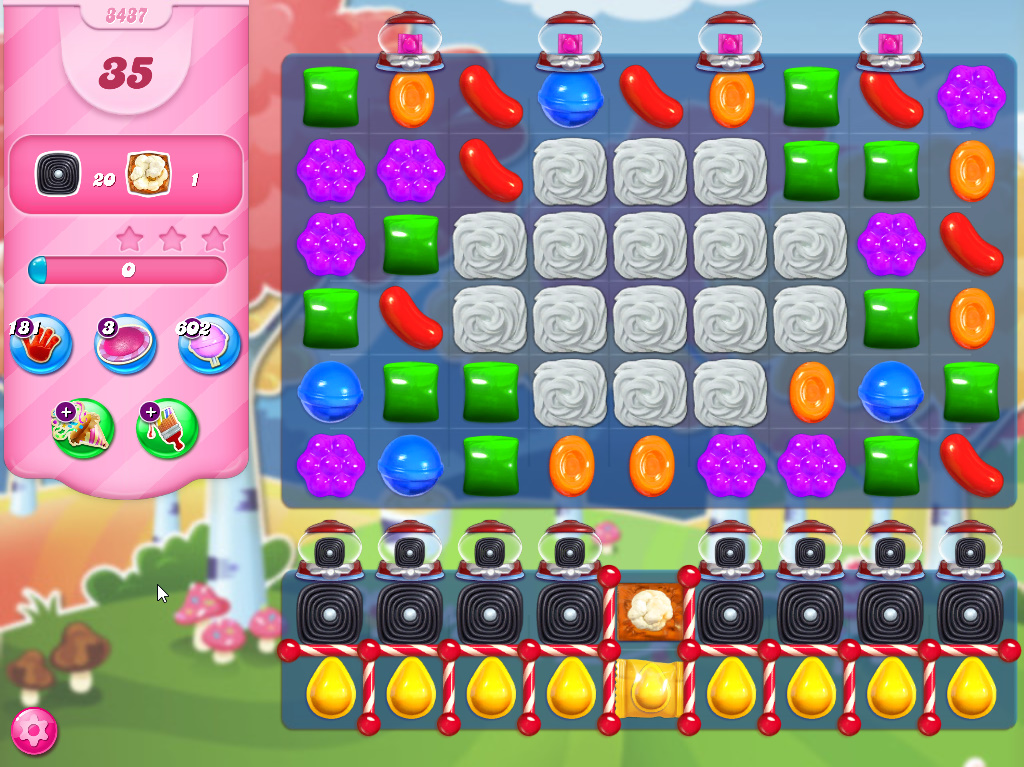 Candy Crush Saga level 3437 Candy Crush Saga level 3437