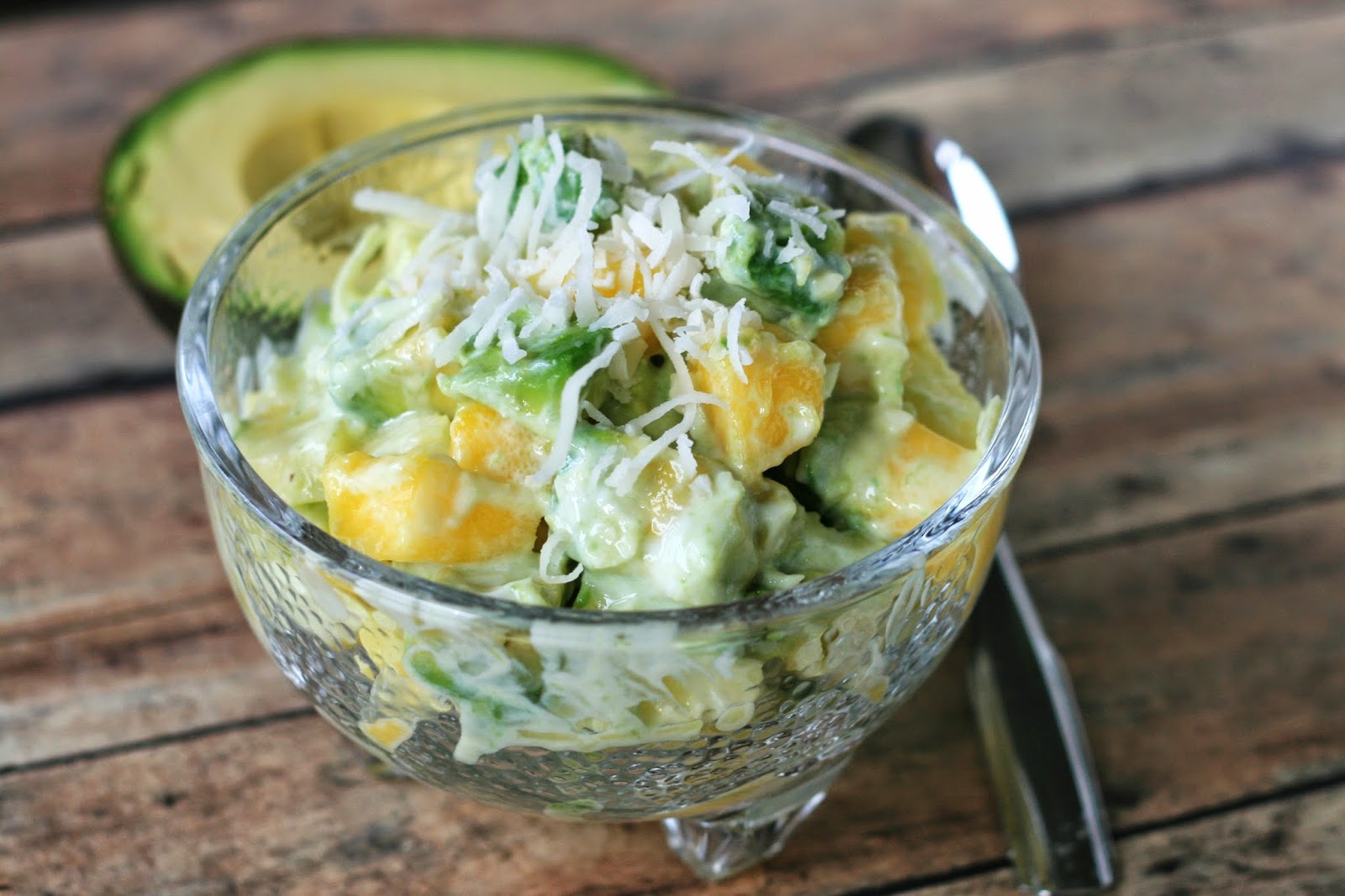Foodie Fervor Tropical Avocado Fruit Salad with HoneyLime Dressing