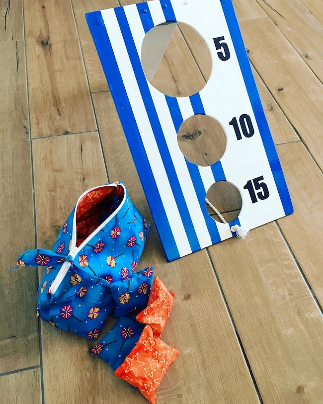 Pieced Pastimes Handmade Beanbag Toss Game