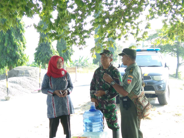 Danramil Selalu Koordinasi  Dalam Pengerjaan TMMD Reg 105 