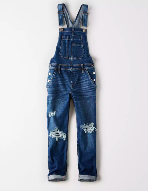 american eagle jean overalls